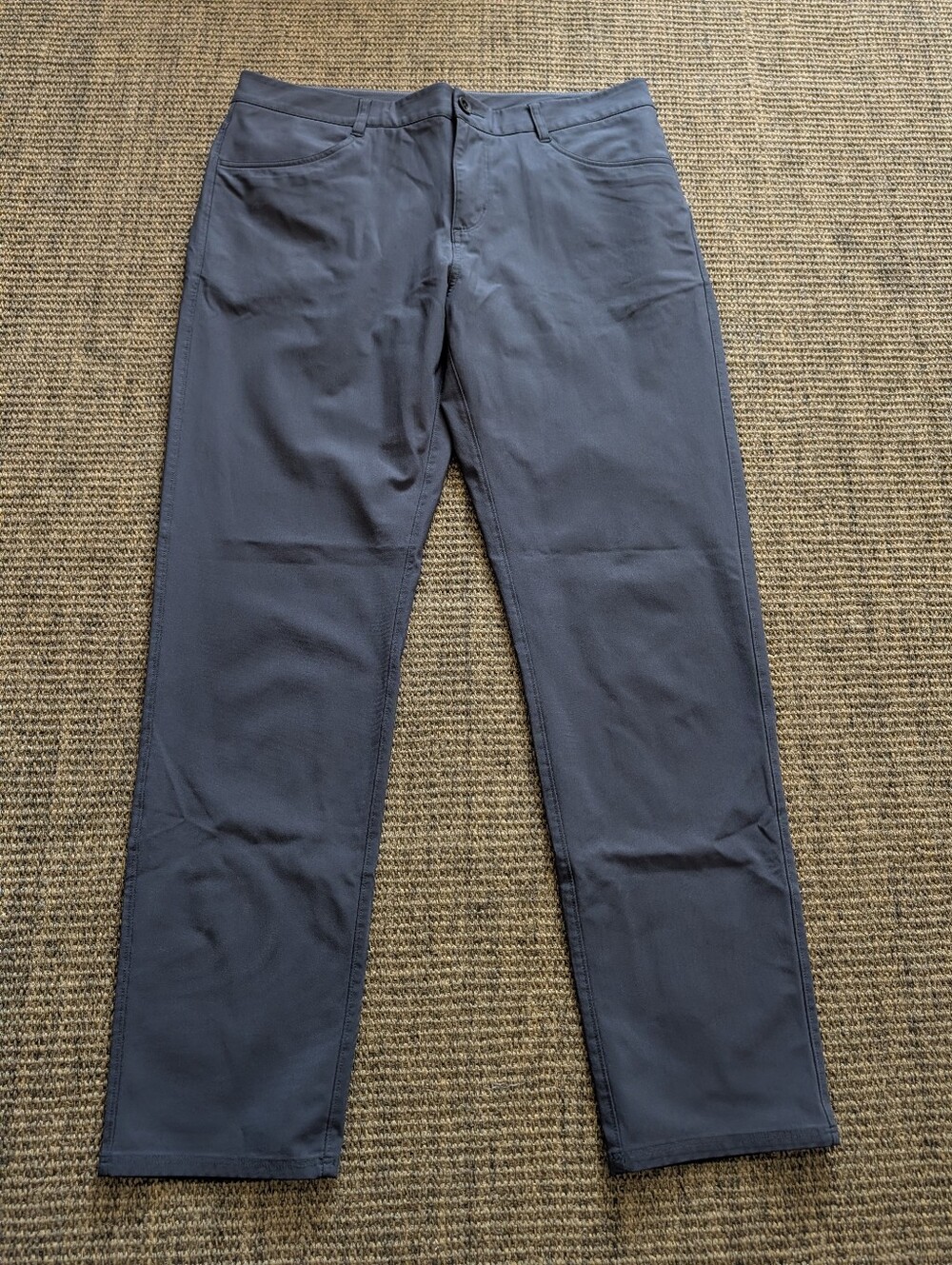 Vuori Meta Pant V430 Pants Mens 34 Blue 5 Pocket Performance Stretch Pre Owned